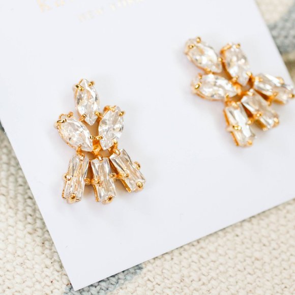 kate spate crystal statement earrings minimalism boho - Picture 2 of 4